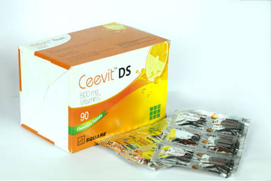 images (37) Ceevit DS 500 mg Chewable Tablet - Image 1